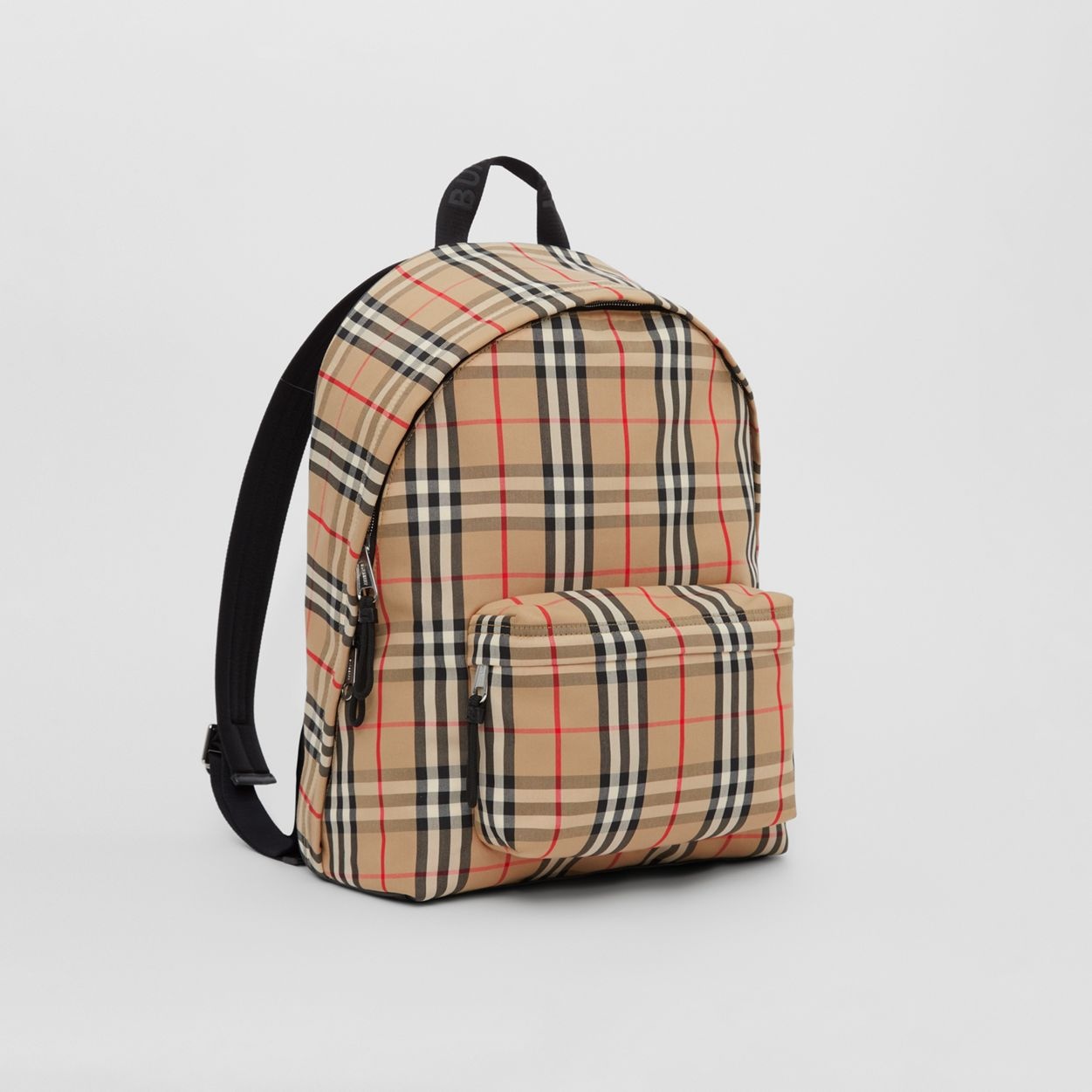 Vintage Check Nylon Backpack - 4