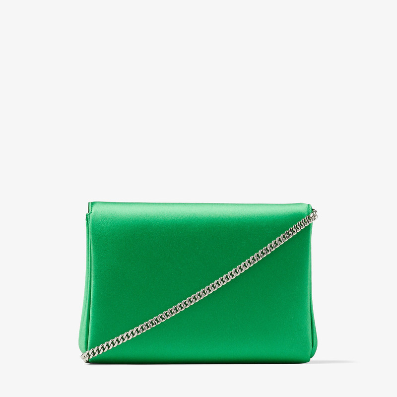 Soft Madeline
Malachite Satin Mini Bag with Crystal Buckle 7
