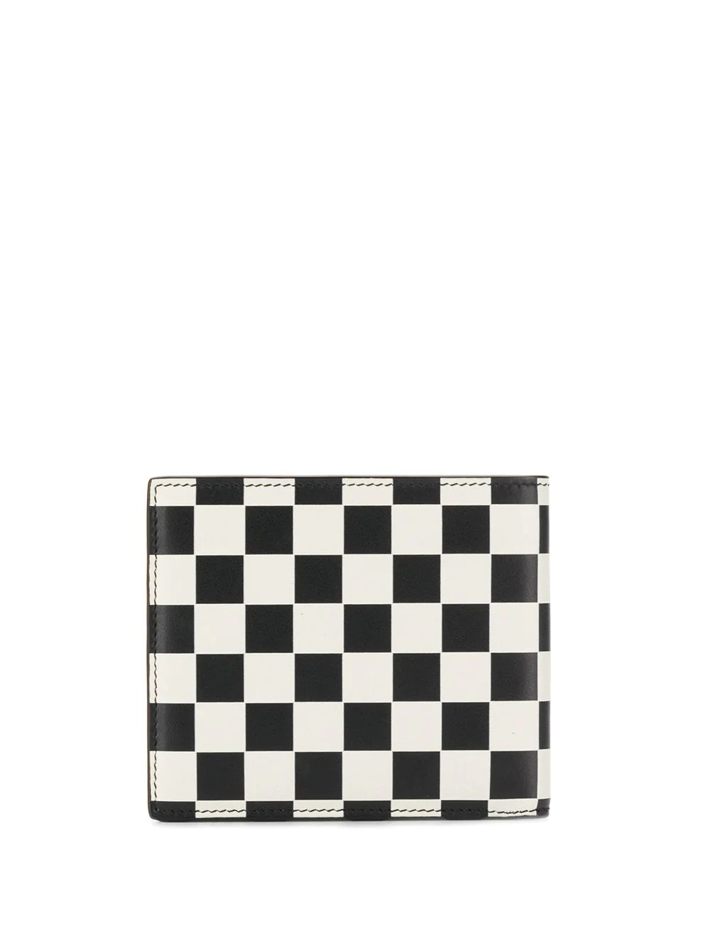 checkerboard bi-fold wallet - 2