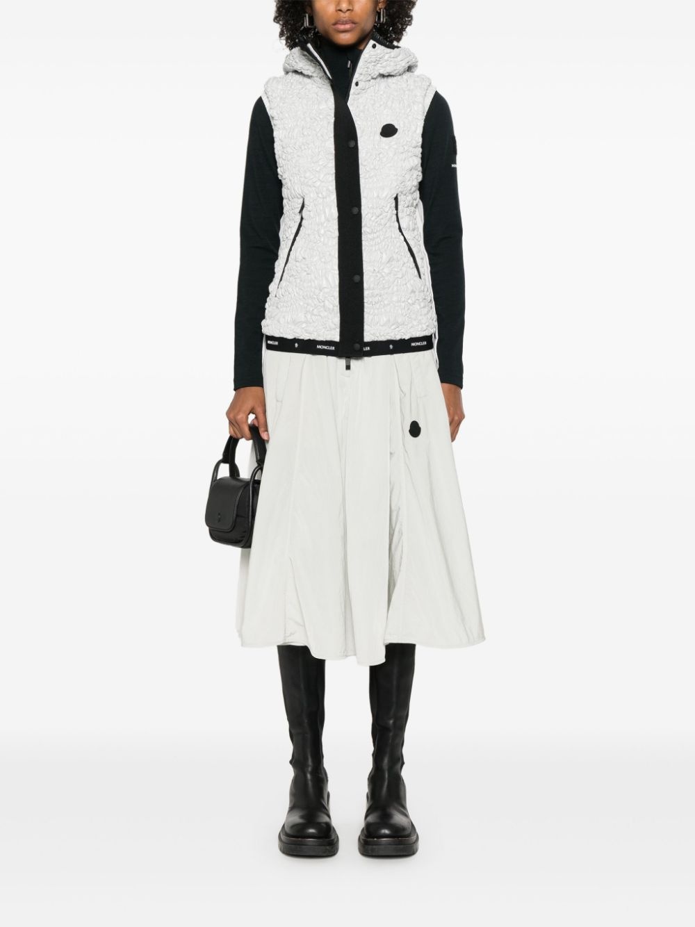shirred gilet - 2