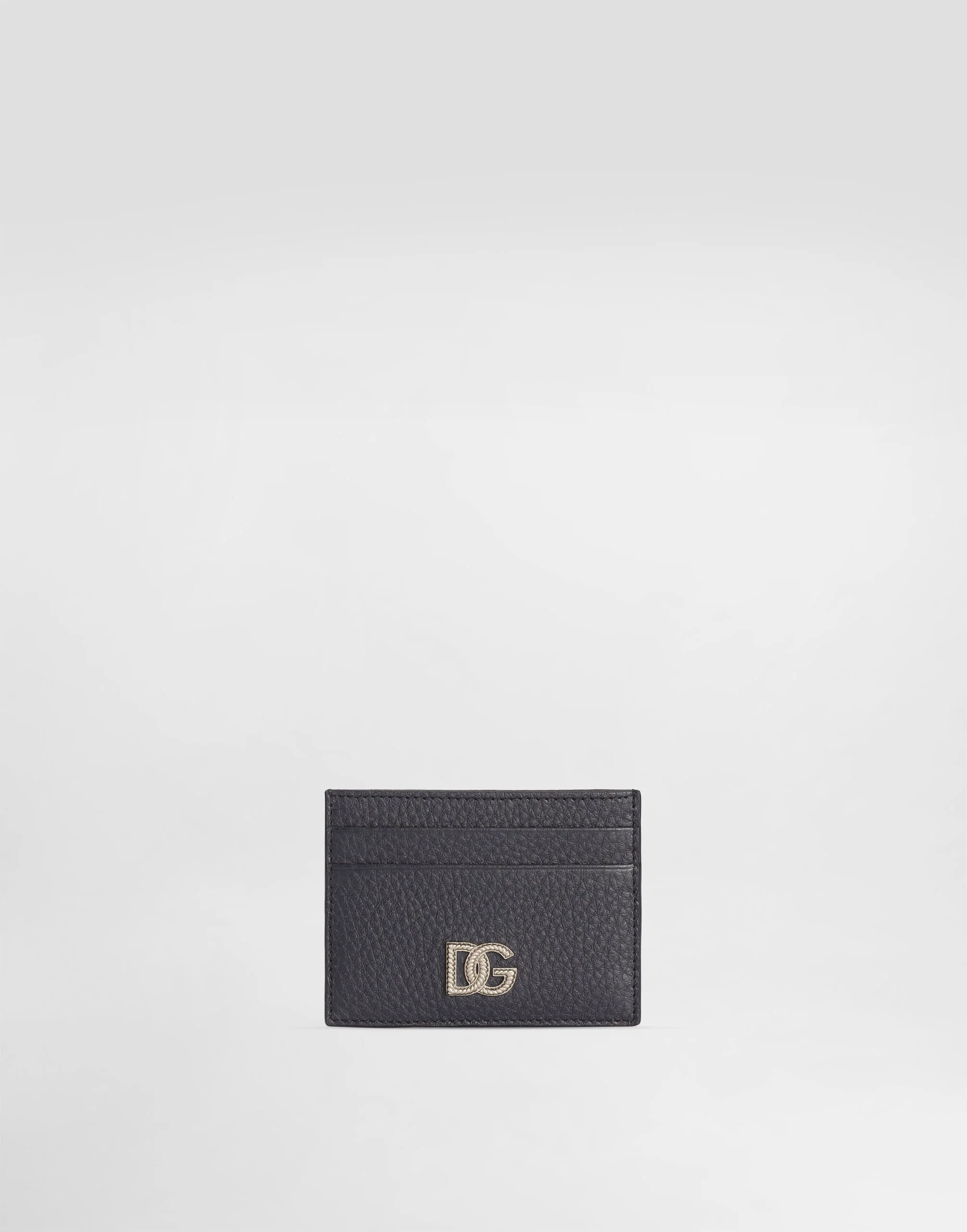 Calfskin card holder with logo - 1