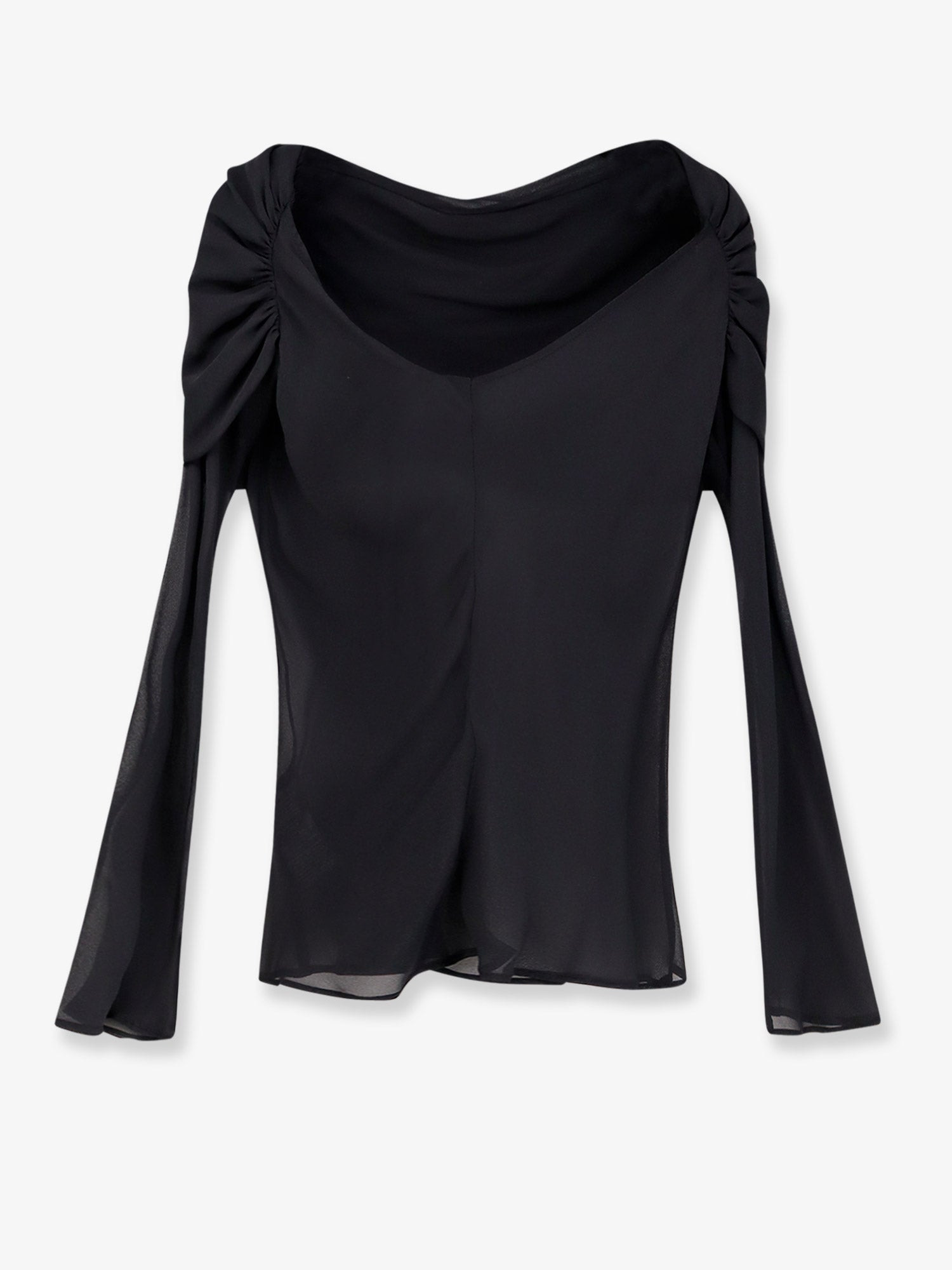 SEMICOUTURE - Semicouture Aquilina Georgette Shirt - 2