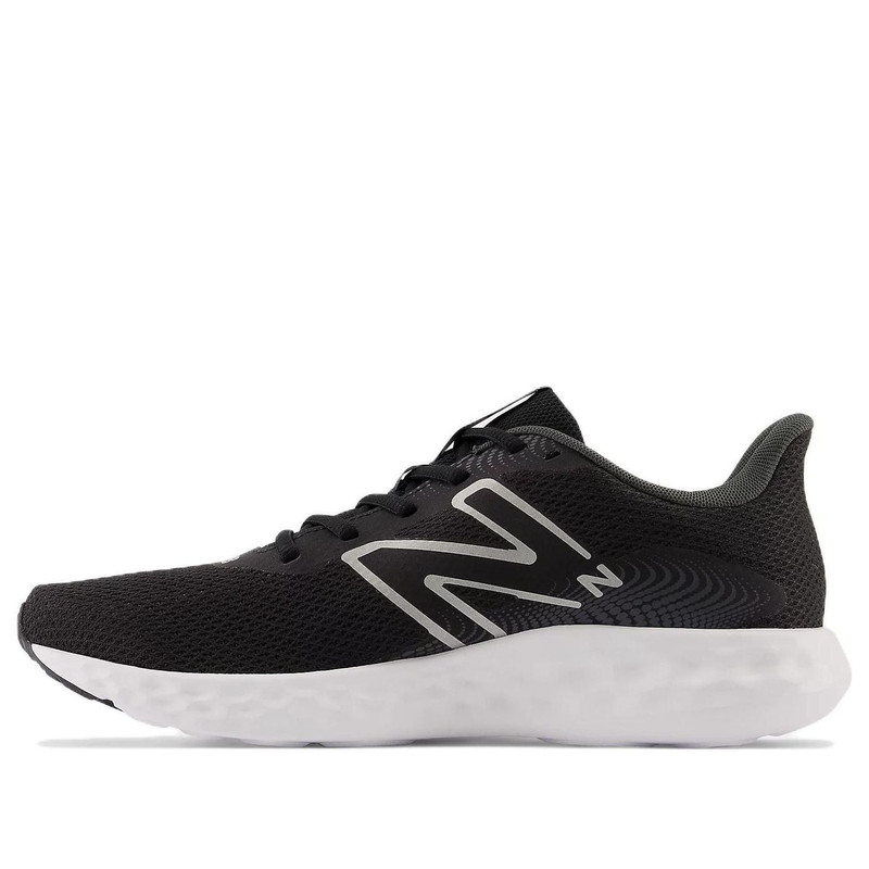 New Balance 411v3 Shoes 'Black Dark Silver Metallic' M411LB3 1