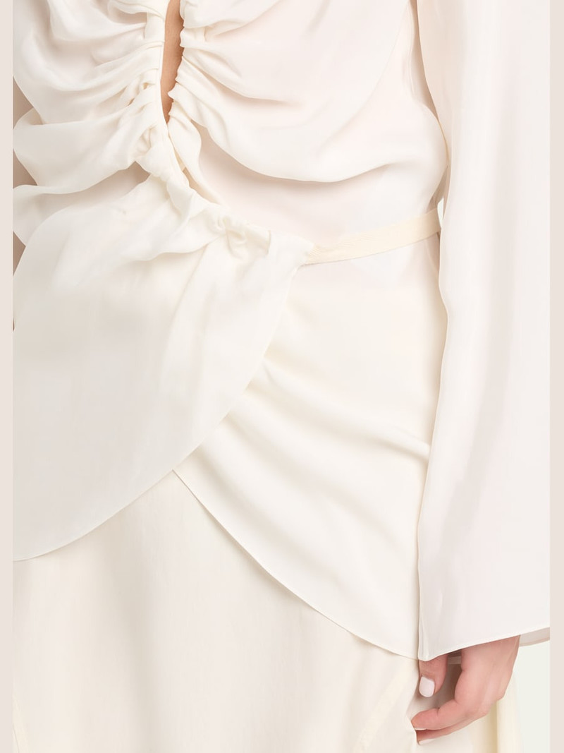 Long-Sleeve Drawstring Shirt 5