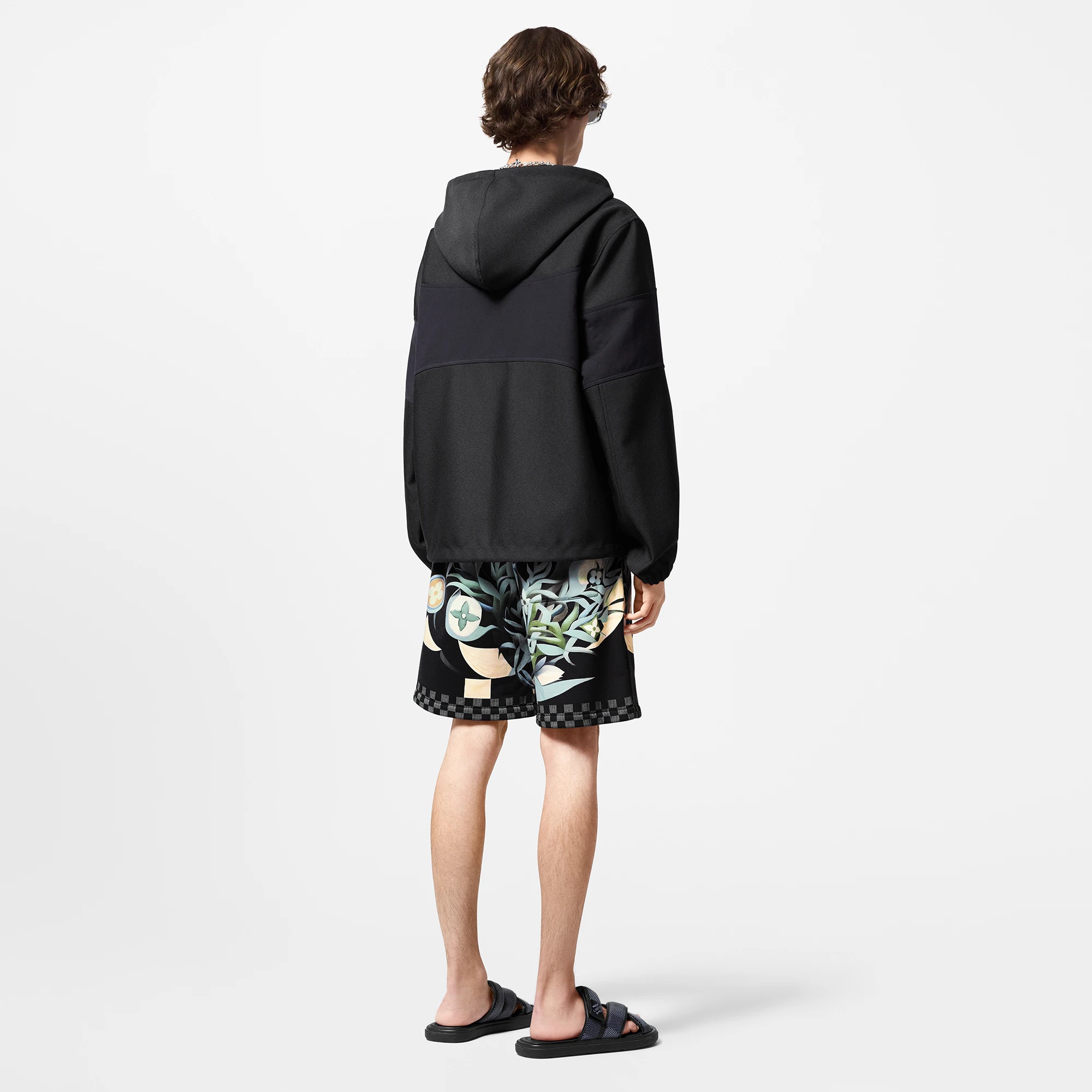Technical Hooded Cotton Blouson - 2
