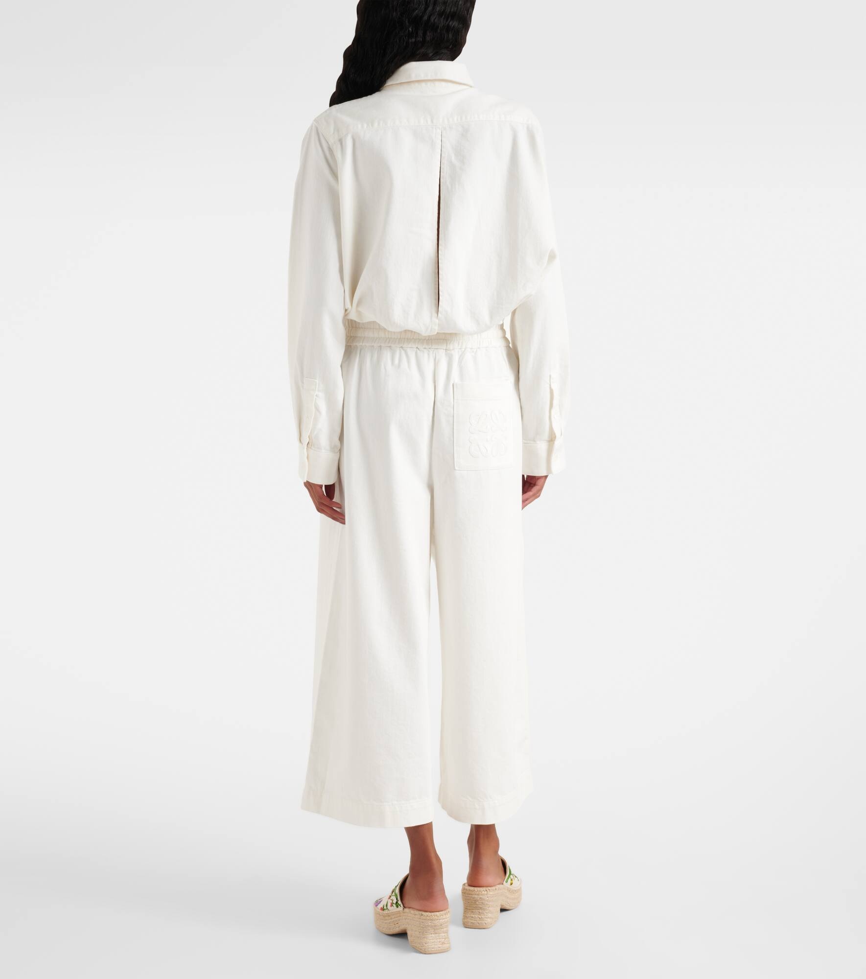 Paula's Ibiza cotton wide-leg pants - 3