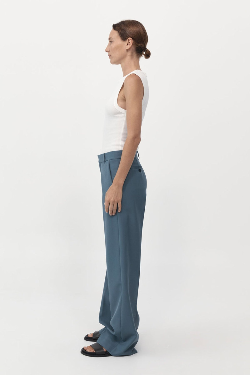 ST. AGNI Carter Trousers - Slate outlook