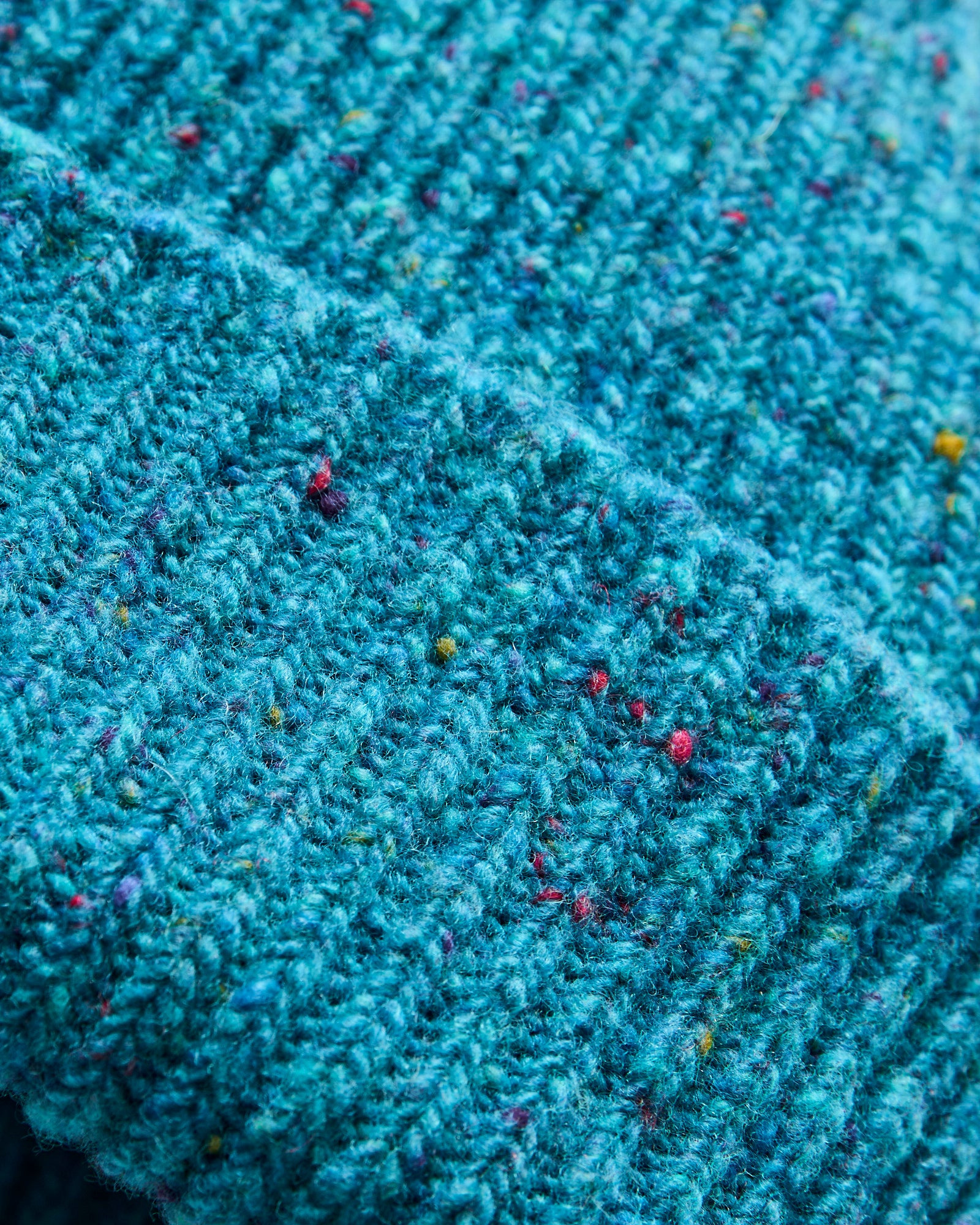 "Out of the Blue" Wool Beanie in Starnight - 2