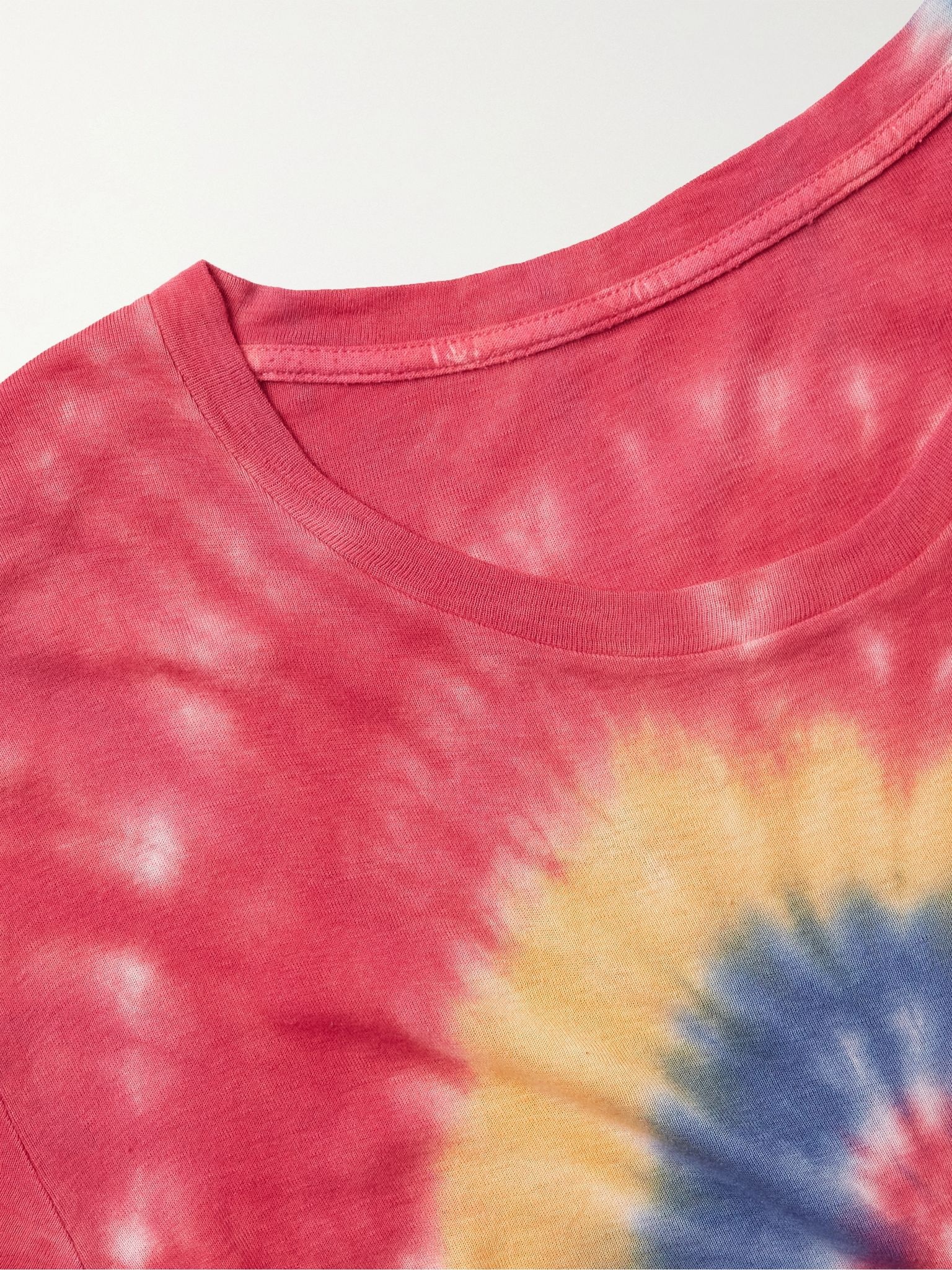 Tie-Dyed Cotton and Cashmere-Blend Jersey T-Shirt - 5