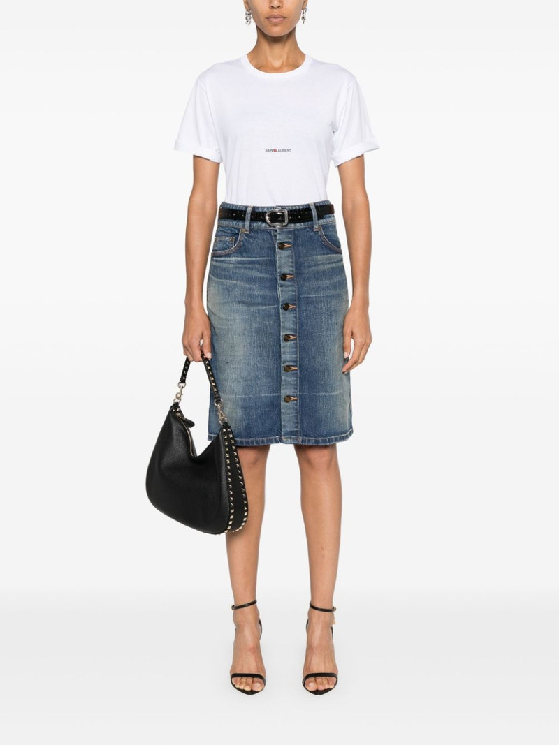 SAINT LAURENT logo-print T-shirt outlook