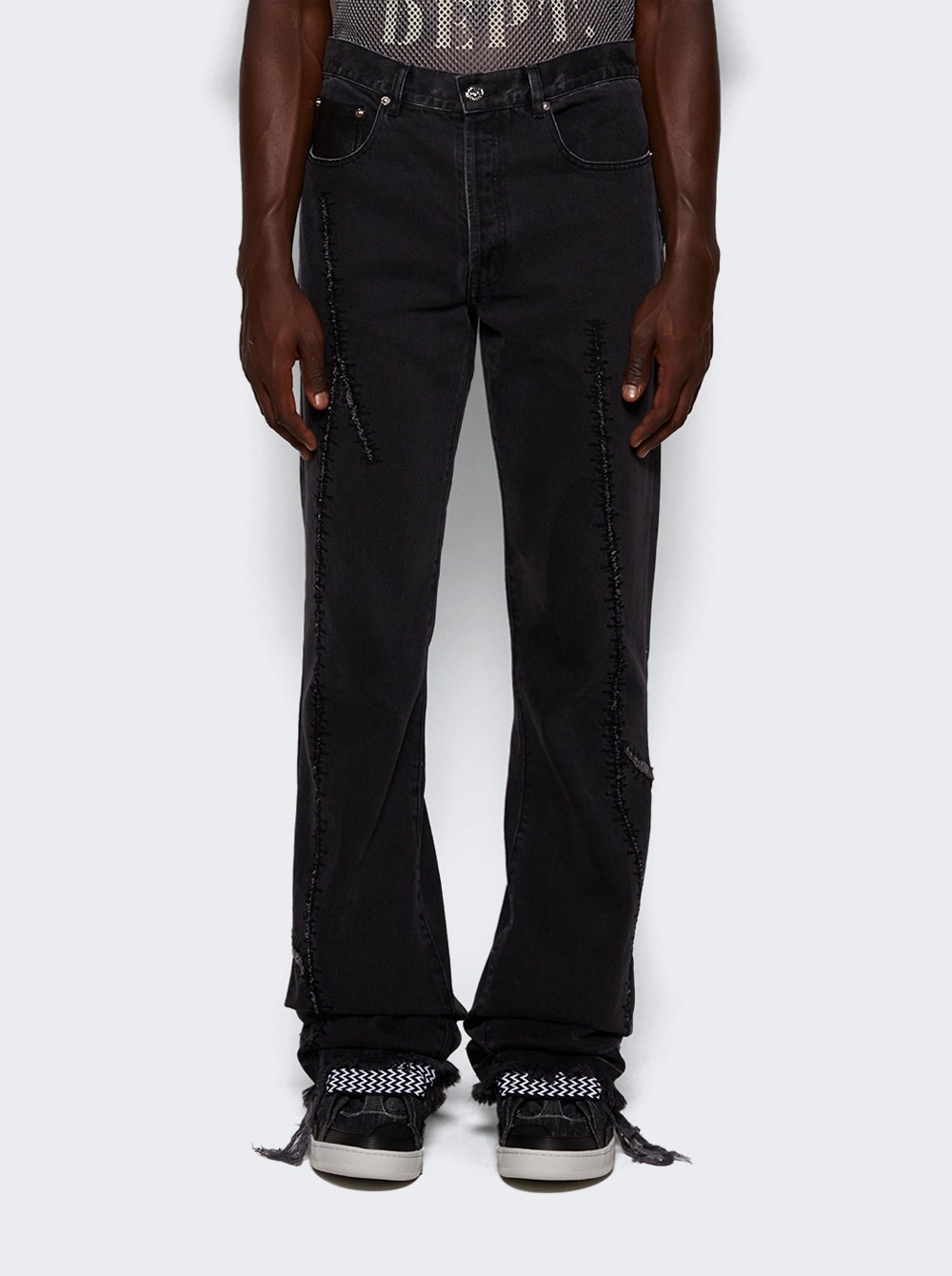 Yorke Flare Jeans Washed Black - 3