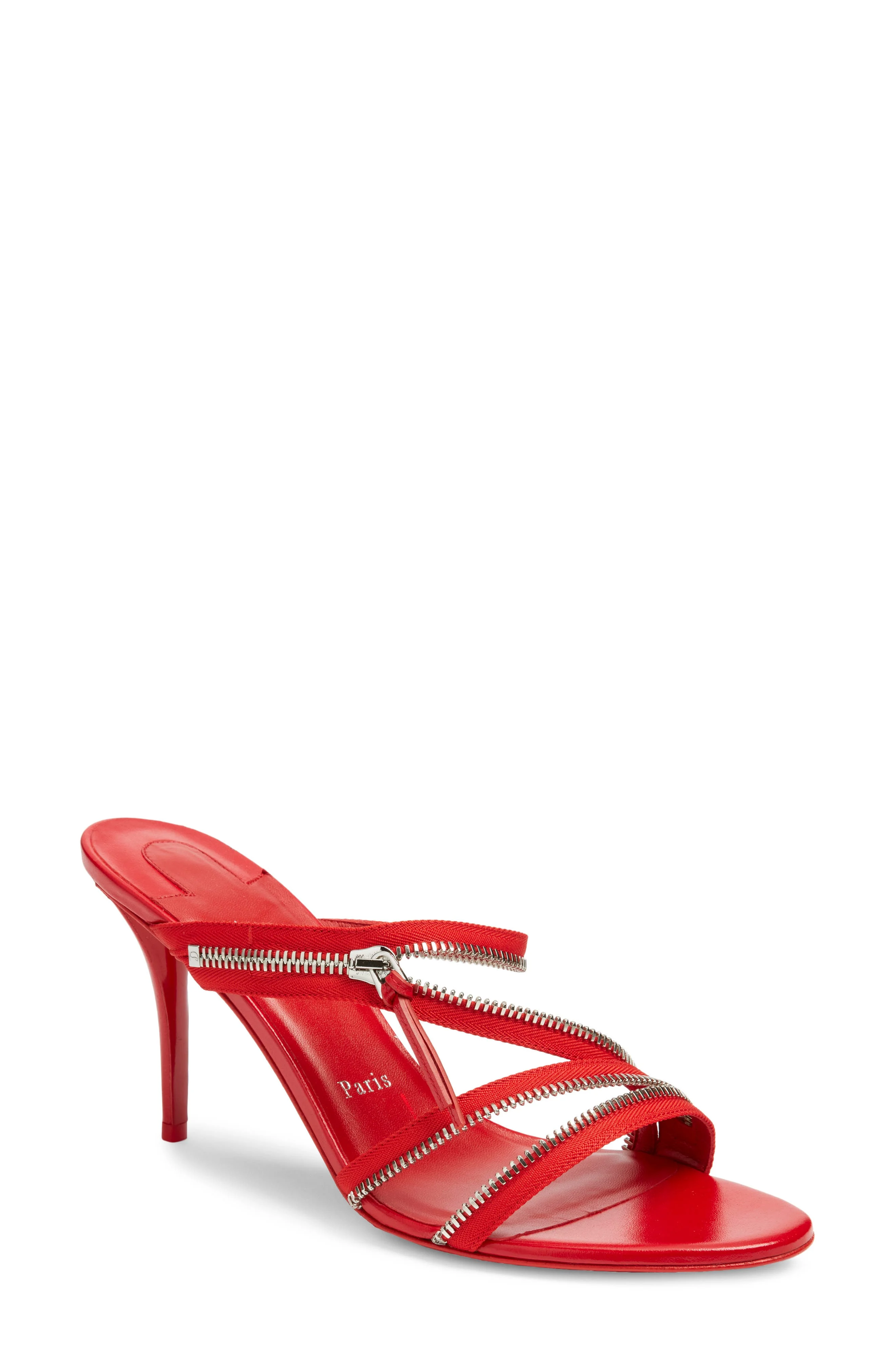 Christian Louboutin Merylzip Sandal in R558 Loubi/Lin Loubi at Nordstrom - 1