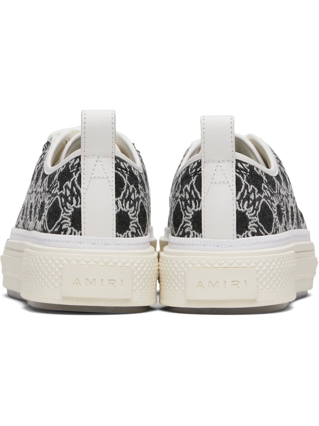 Black & White MA Quad Court Low Sneakers - 2