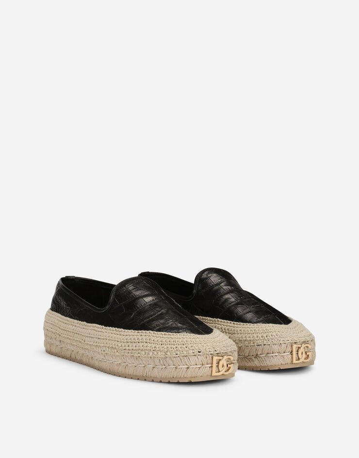 Foiled calfskin espadrilles - 2