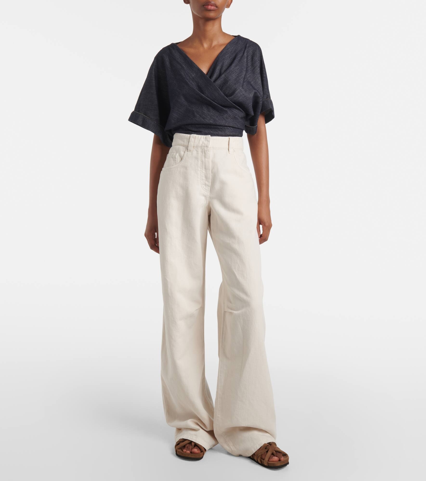 Wide-leg jeans - 7