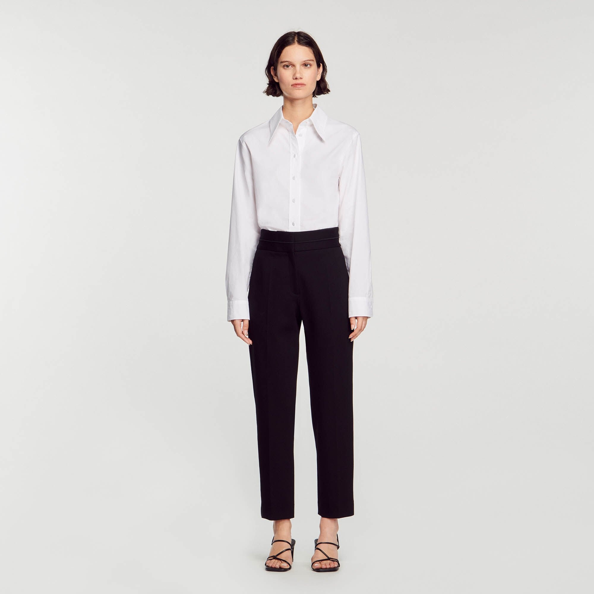 HIGH-WAISTED CLASSIC PANTS - 3