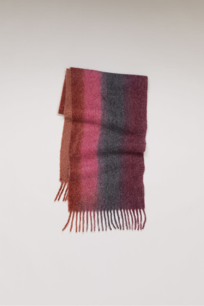 Acne Studios Gradient scarf purple/pink outlook