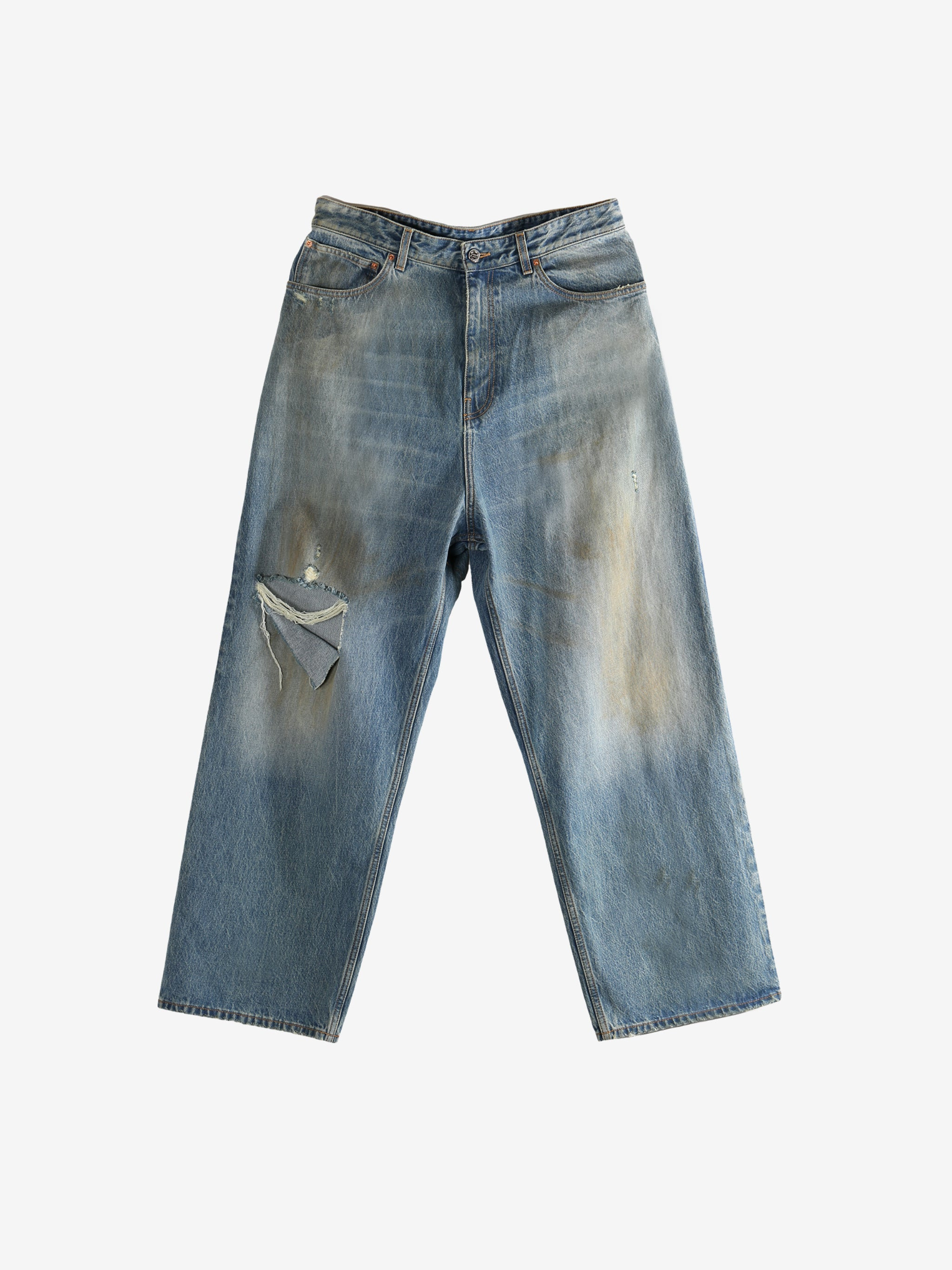 VETEMENTS - Men Distressed Baggy Jeans - 4