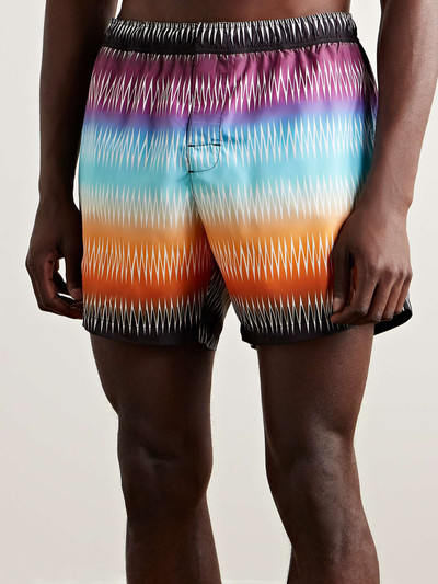 Missoni Slim-Fit Mid-Length Striped Swim Shorts outlook