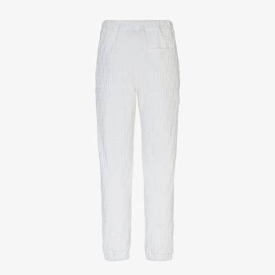 FENDI White chenille pants outlook