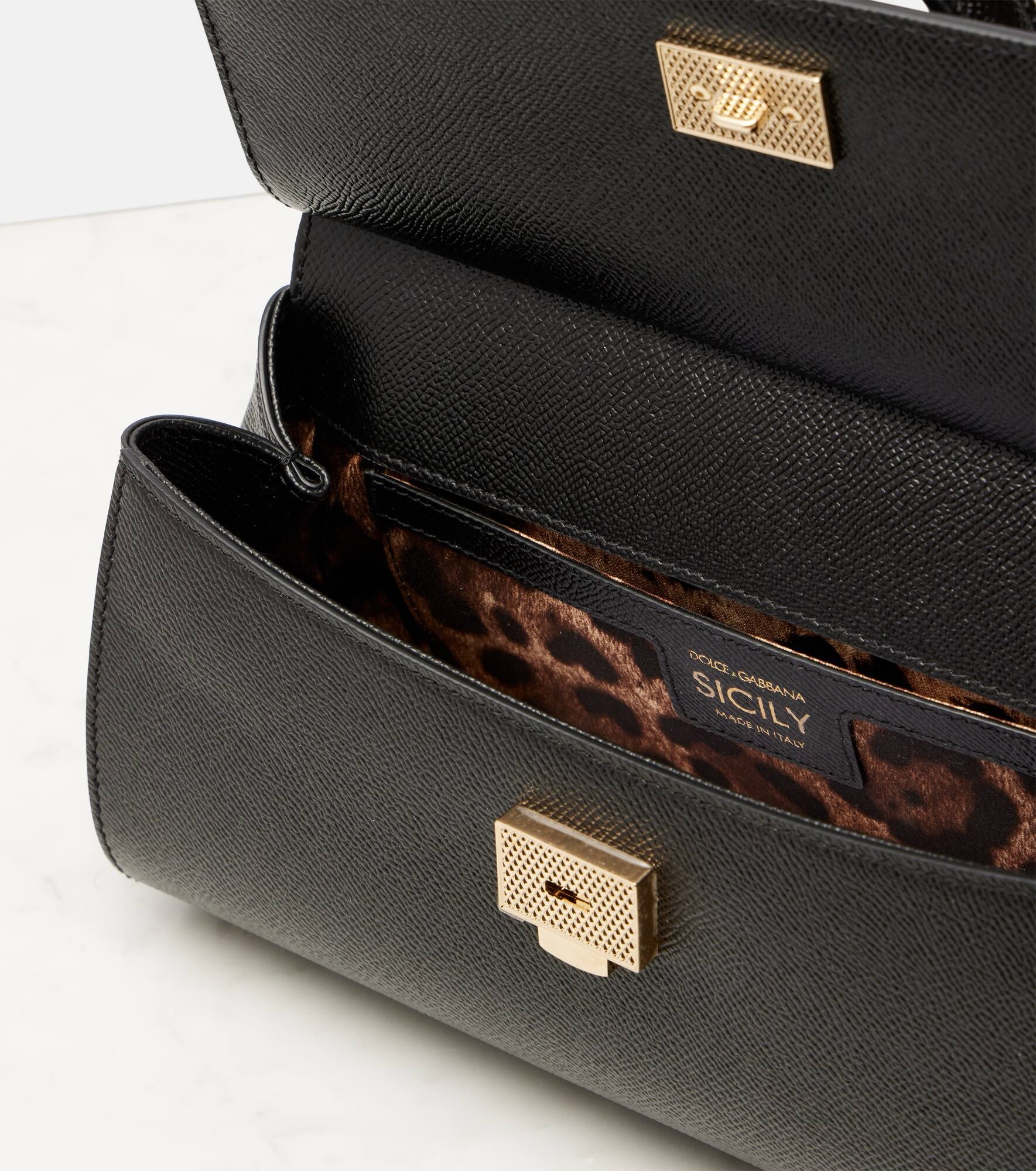 Sicily EW Small leather tote bag - 3