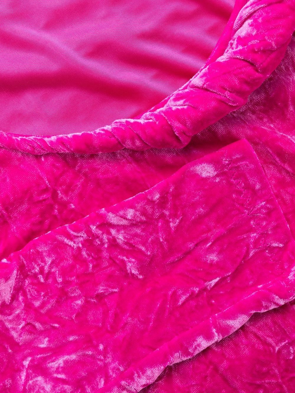 rolled velvet minidress - 7