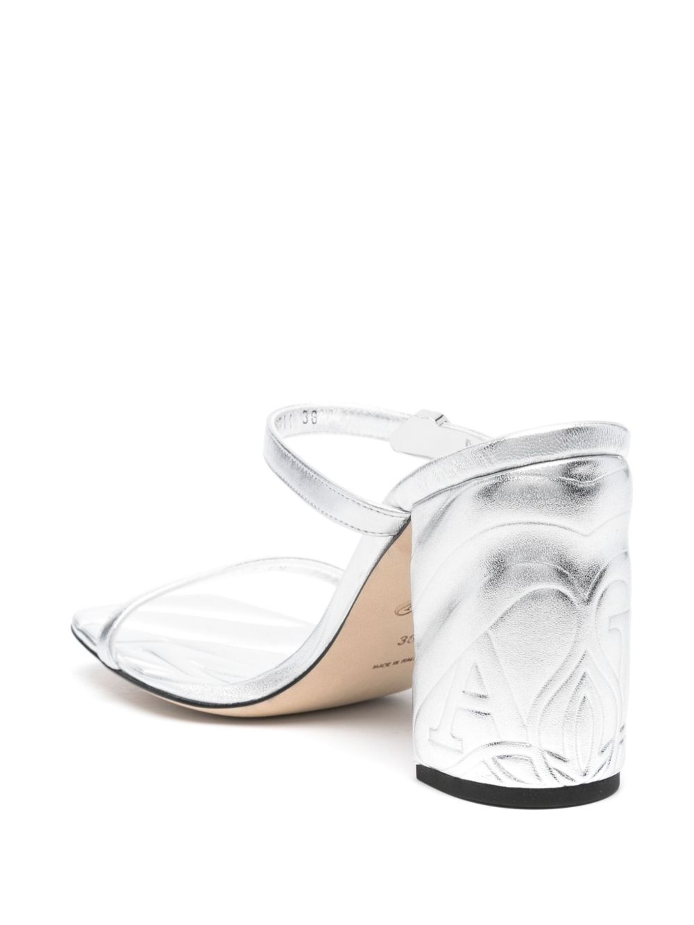 Seal 85mm strap-detail mules - 3