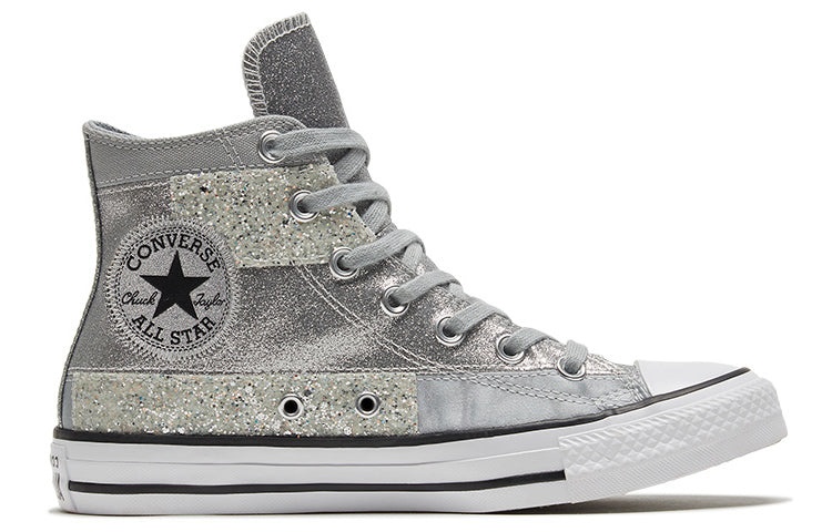 (WMNS) Converse Chuck Taylor All Star High 'Ash Stone Glitter' 569426C - 2