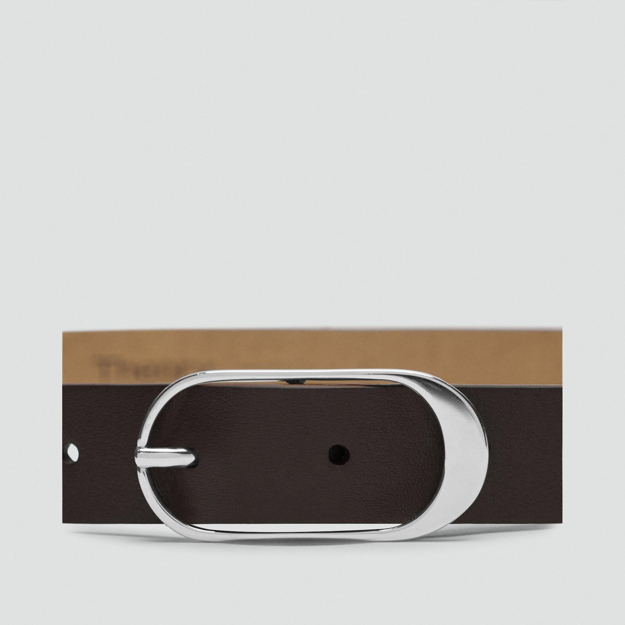 Classic Oblong Belt in Leather - 3