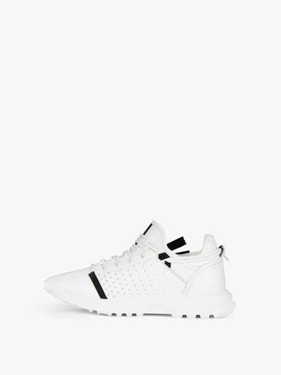 Givenchy SPECTRE RUNNER SNEAKERS IN PERFORATED LEATHER WITH ZIP outlook
