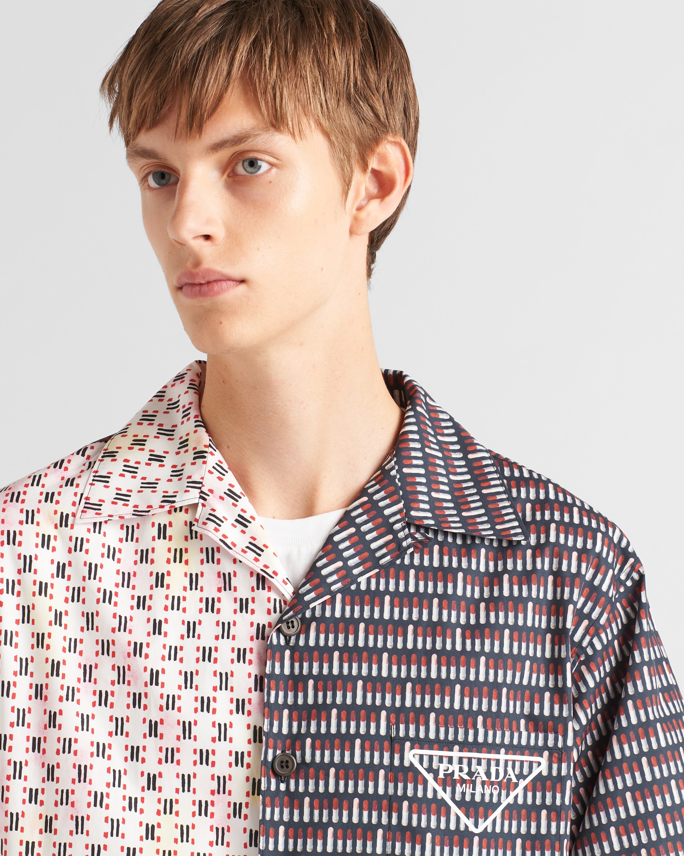 Double Match cotton shirt - 3