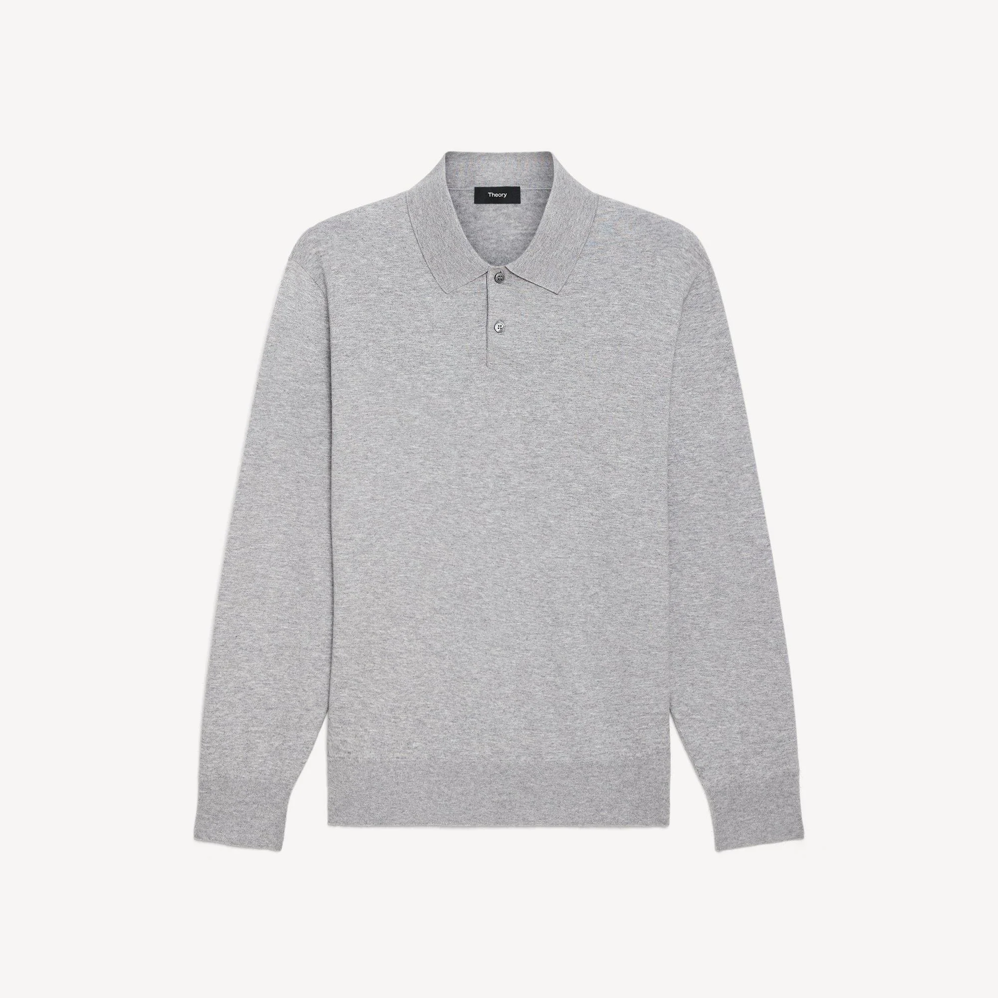 Goris Long-Sleeve Polo Shirt in Light Bilen - 1
