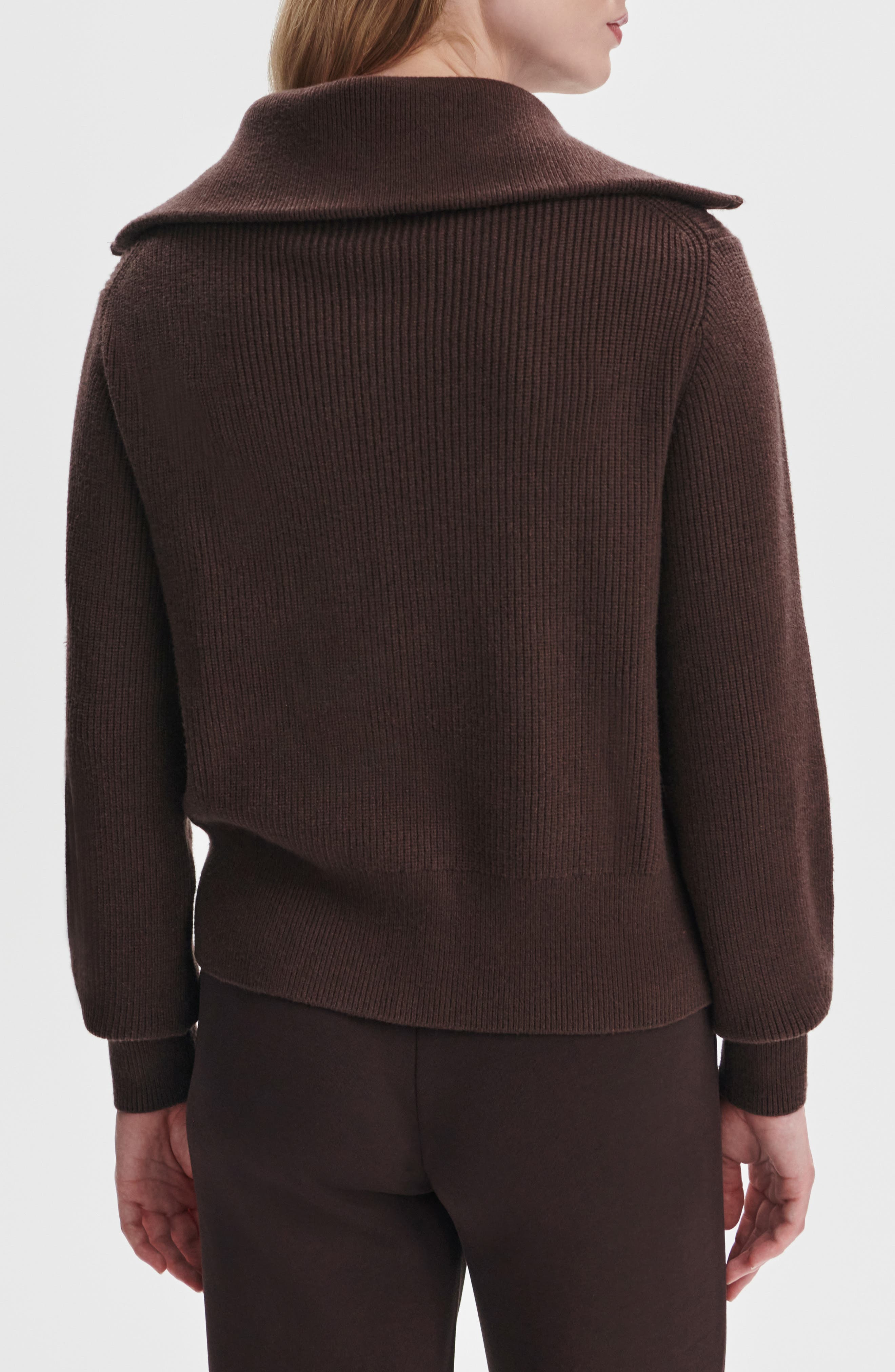 Varley Enrico Knit Zip Jacket in Coffee Bean at Nordstrom - 2
