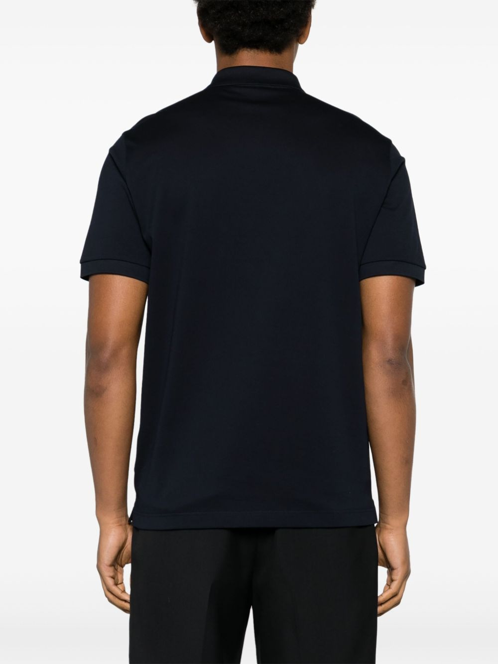 triangle-logo piqué polo shirt - 4