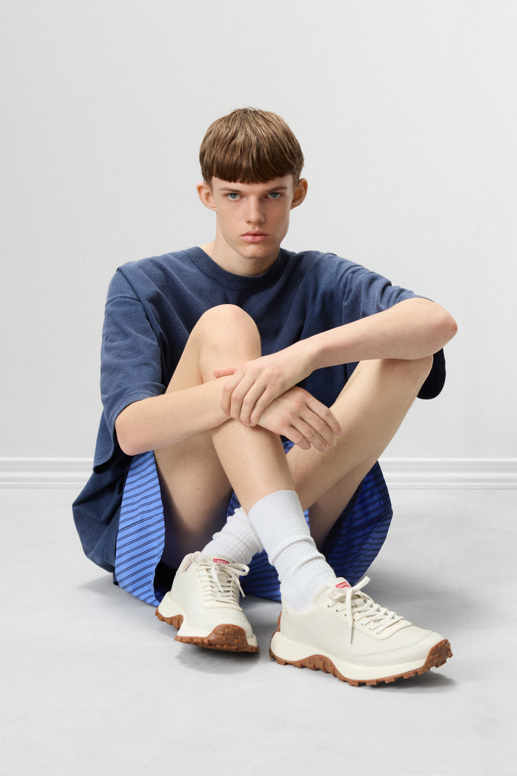 White Leather Sneakers for Men. - 3