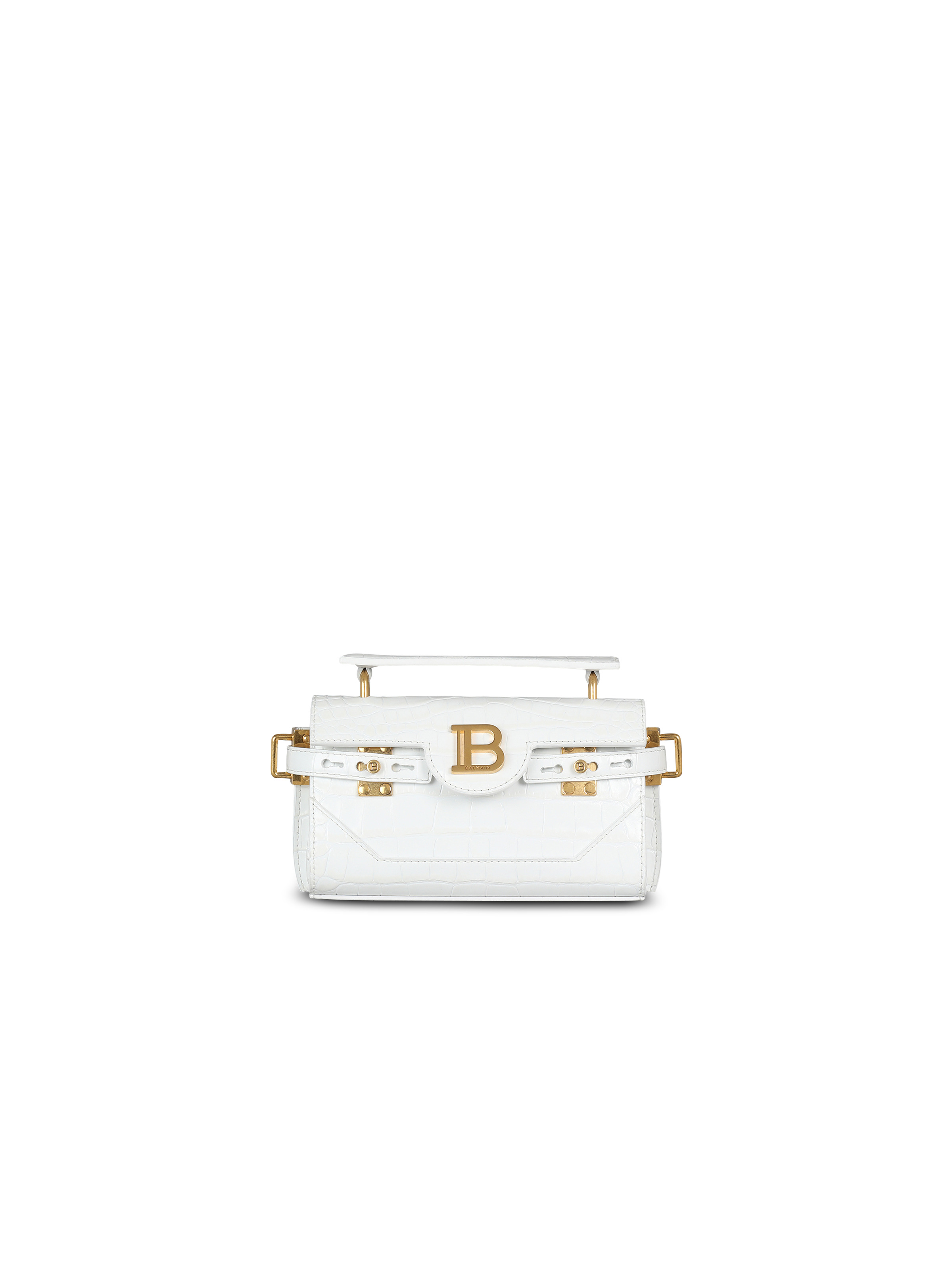 B-Buzz 19 bag in crocodile-embossed leather - 1