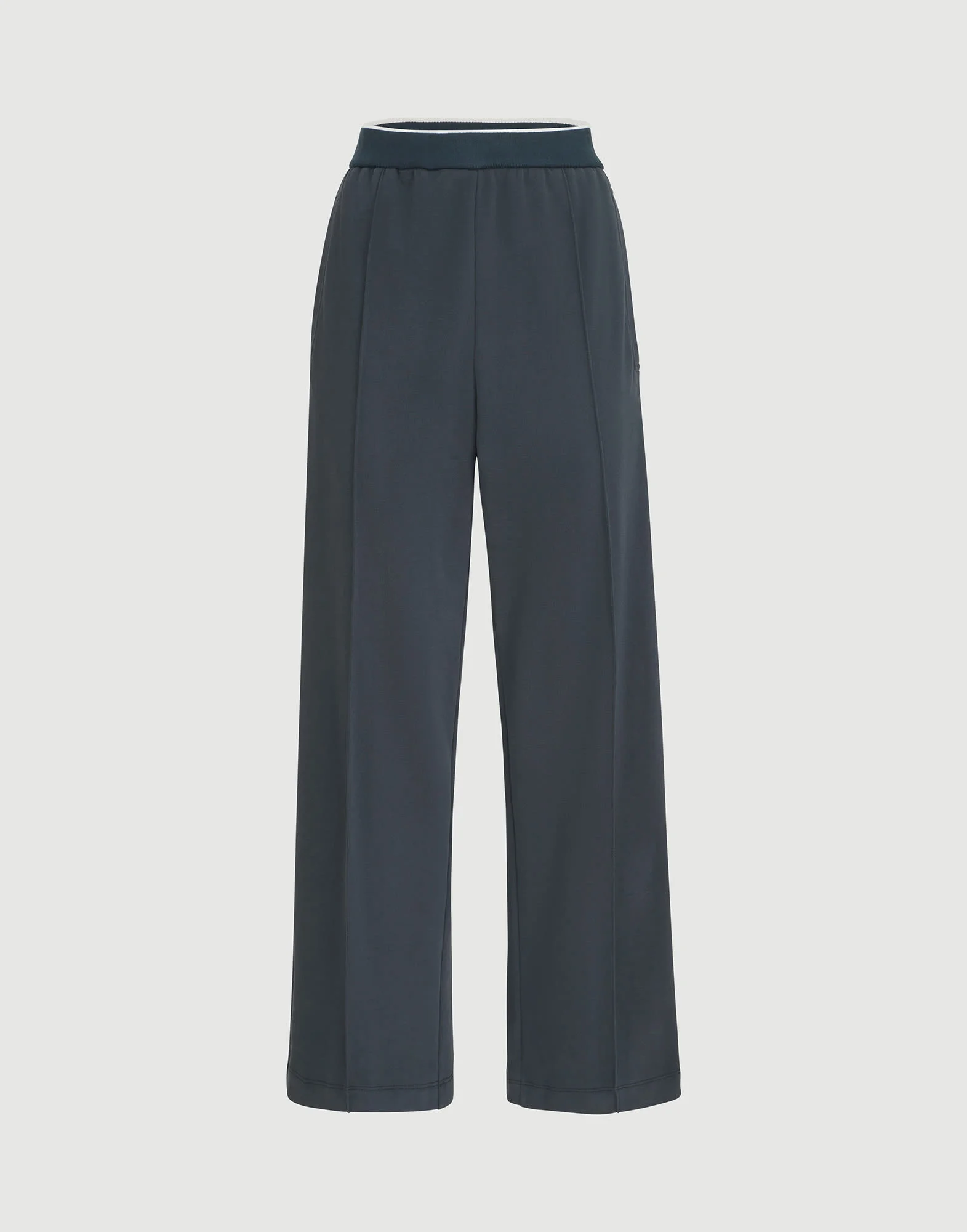 Cotton smooth French terry track trousers - 1