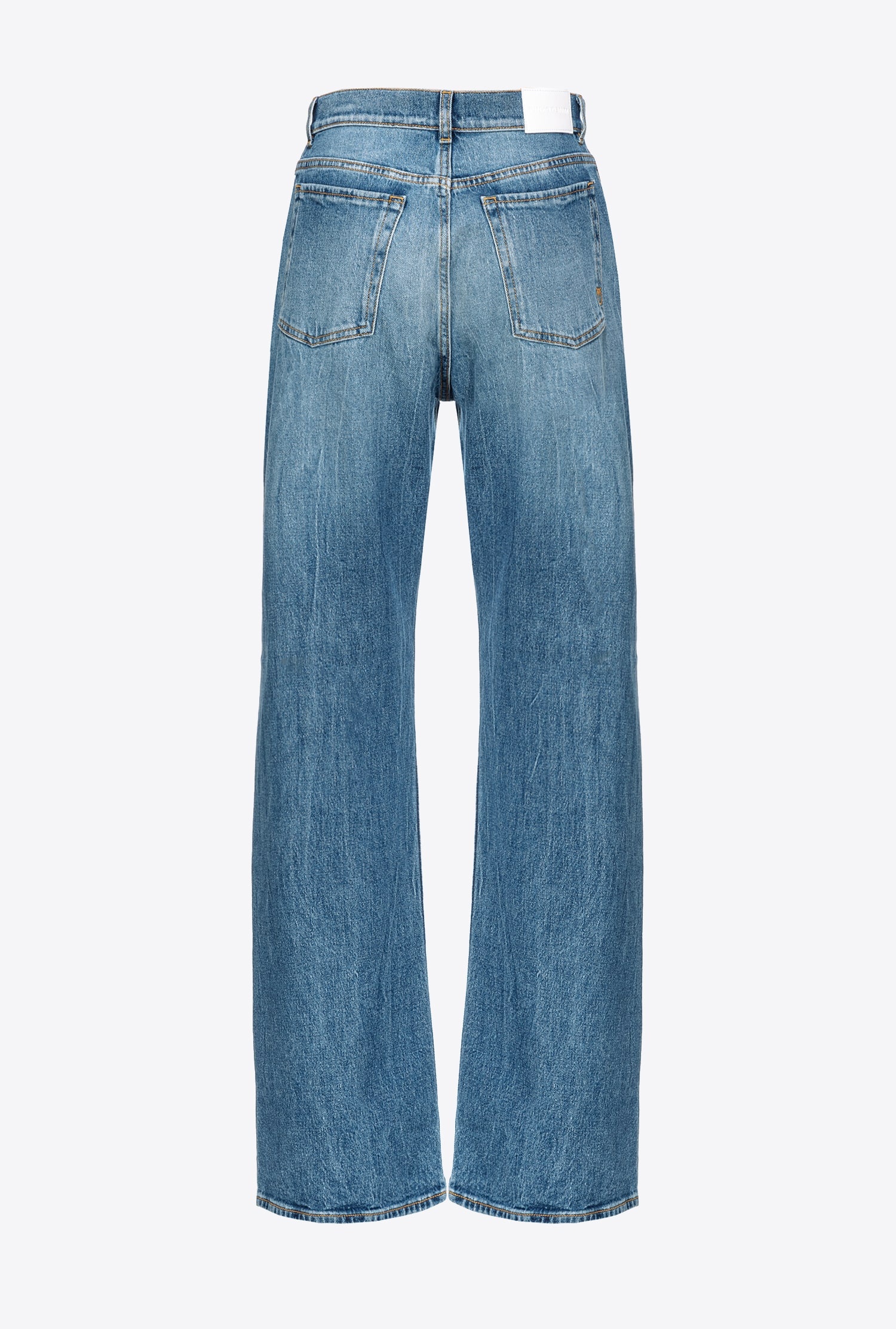 WIDE-LEG VINTAGE DENIM JEANS - 5