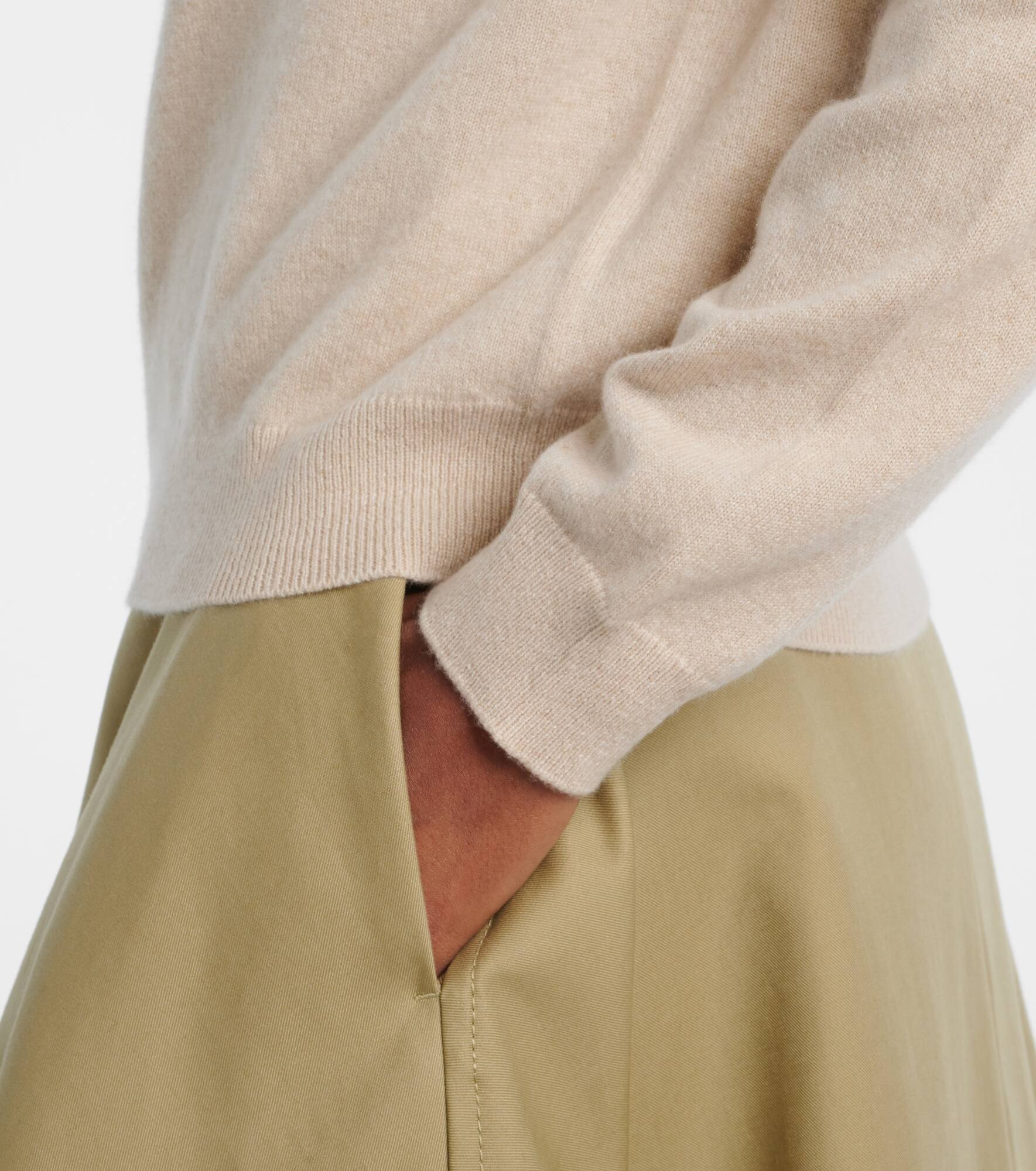 Classic cashmere polo sweater - 5