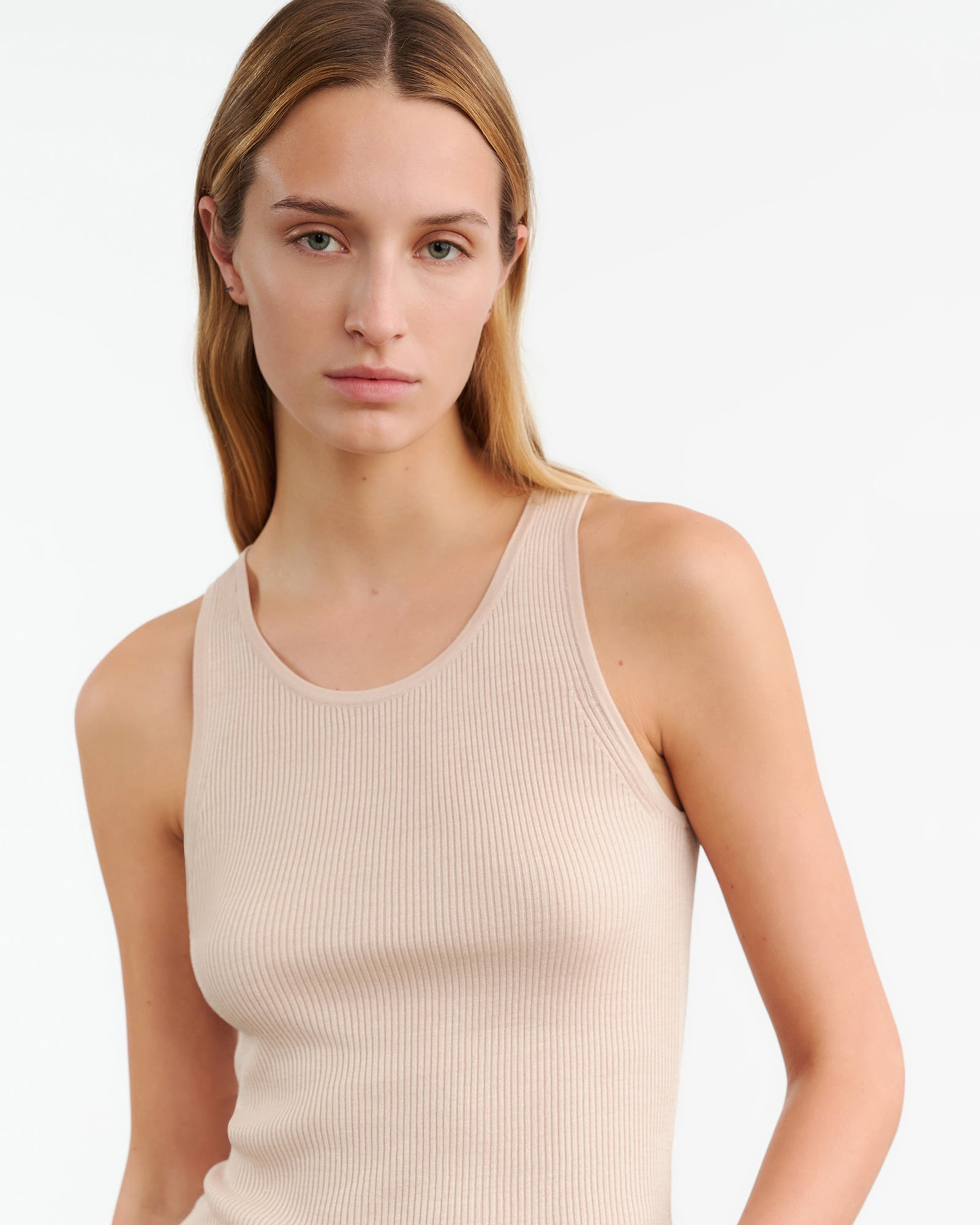 LOTTIE SILK KNIT TANK - 3