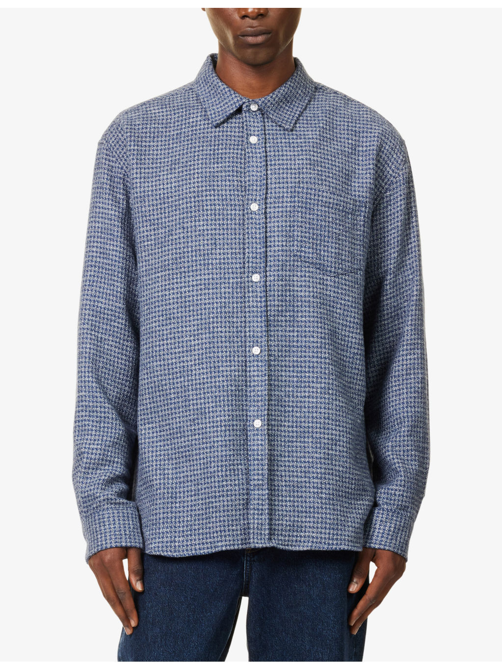 Mouline Long-Sleeve Cotton Shirt - 3