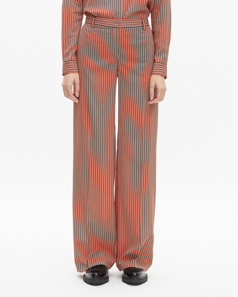 WIDE-LEG PANTS WITH RED AND BLUE STRIPES 4
