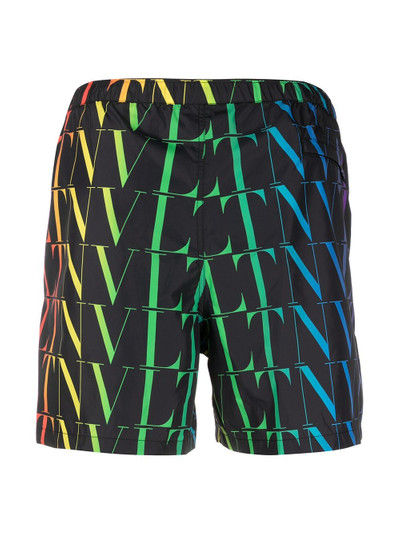 Valentino VLTN logo-print swimming shorts outlook