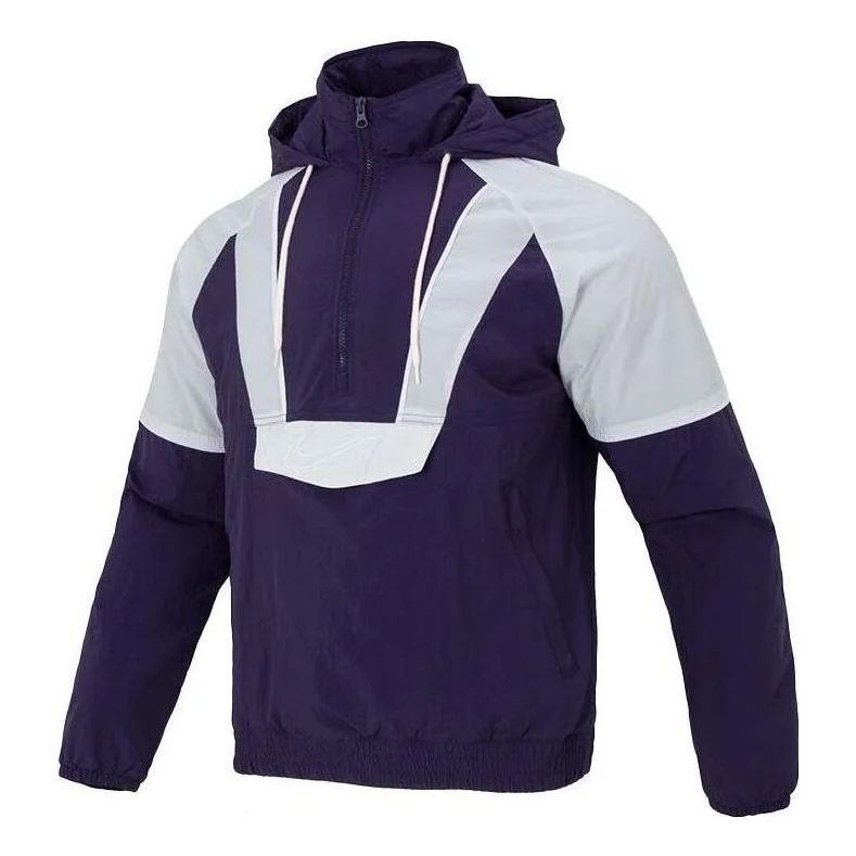 Nike Woven Basketball Jackets 'Purple White' FB7114-555 - 1