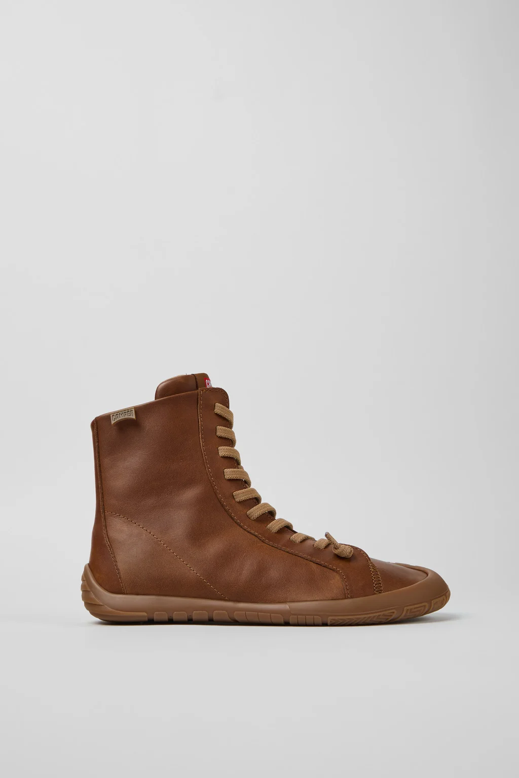 Peu Path+ Brown Leather Ankle Boots for Women. - 1