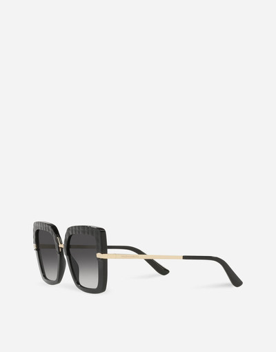 Dolce & Gabbana Half print sunglasses outlook