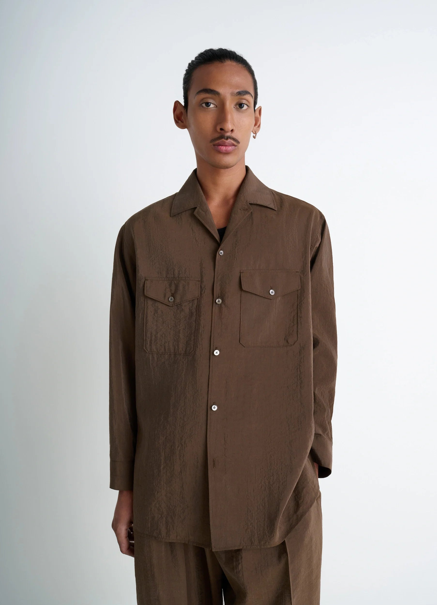 CONVERTIBLE COLLAR SHIRT - 2