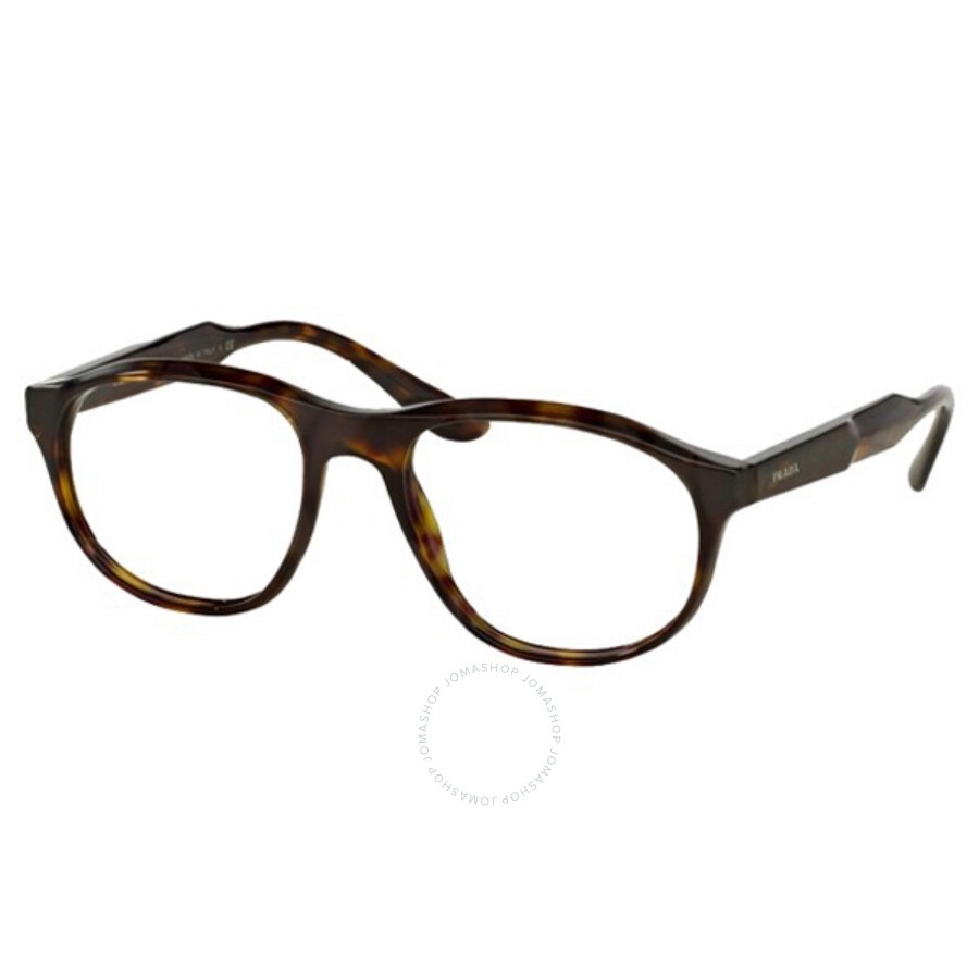 Prada Demo Oval Ladies Eyeglasses PR 12SV HAQ1O1 52 - 1