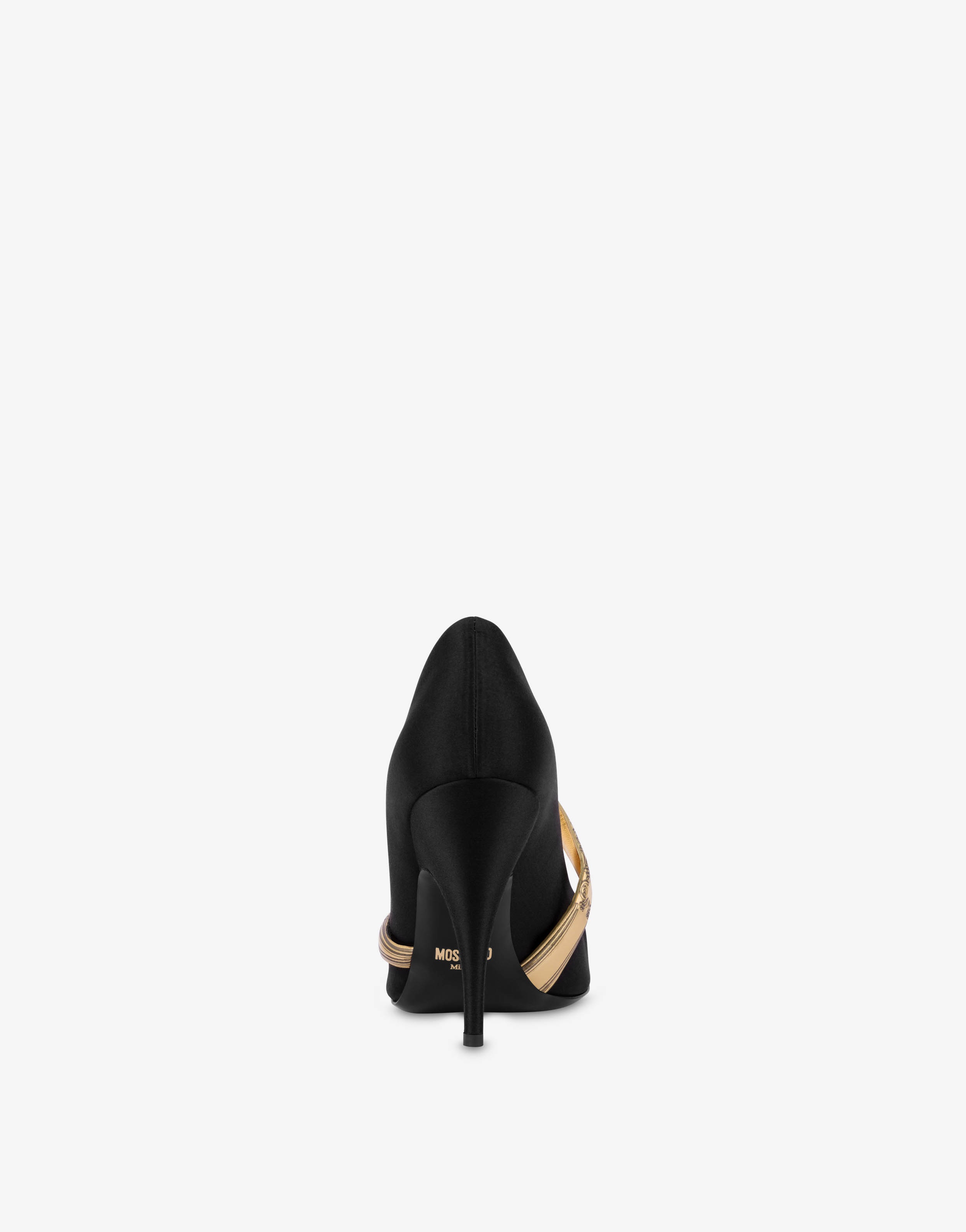 CUTLERY DETAILS SATIN COURT SHOES - 5