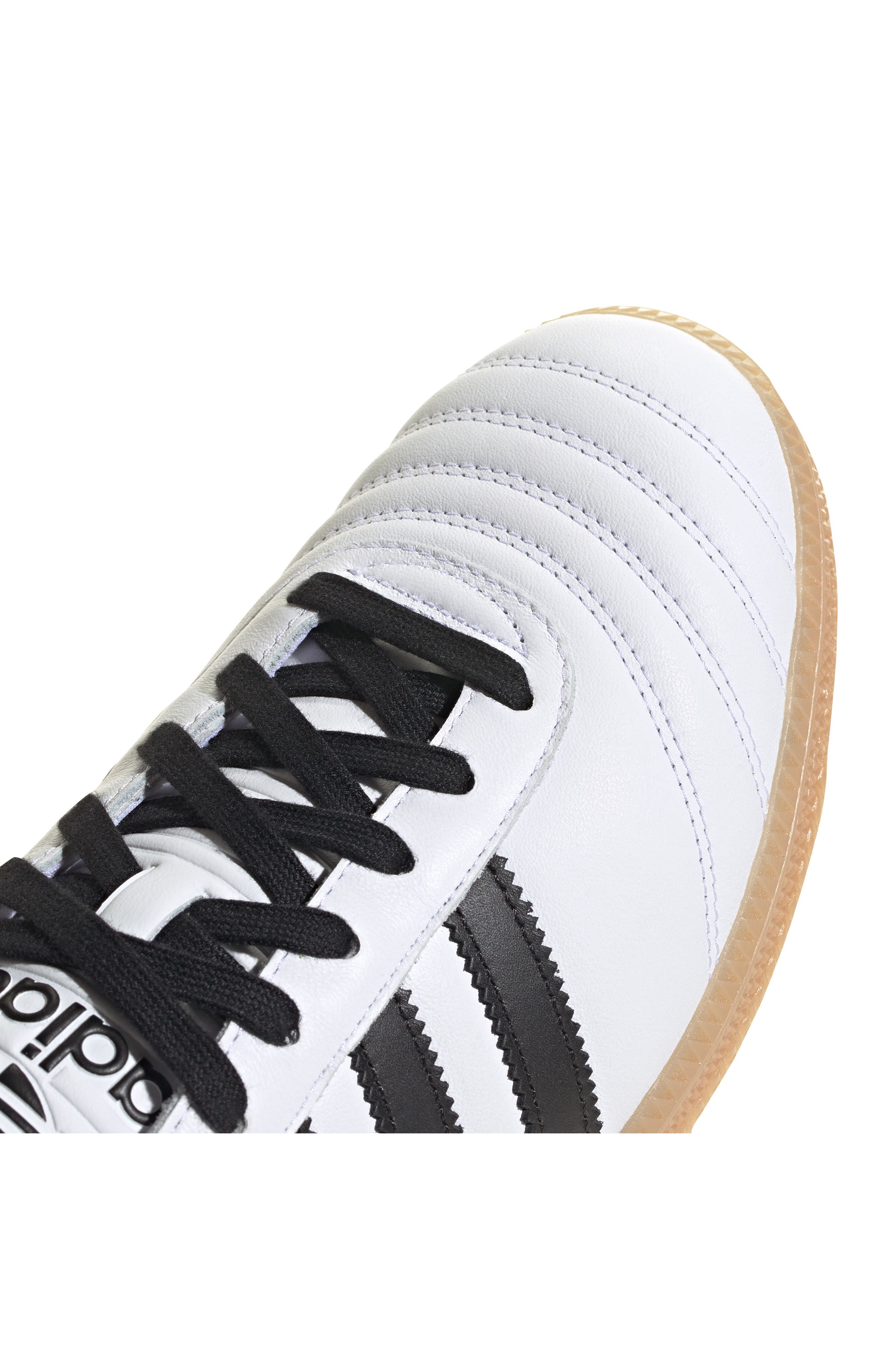 adidas Gender Inclusive Samba 62 Sneaker in White/Black/Gum at Nordstrom - 7